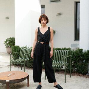 Linenfox barrel leg linen pants